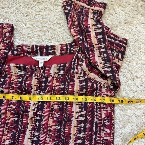 Garnet Hill Womens Jardin Crepe Dress size Small - Picture 10 of 11